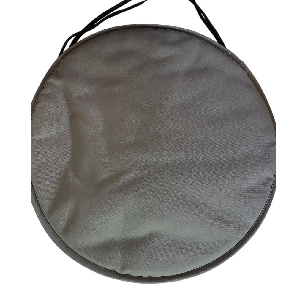 10 x IKEA BENO Chair Pad Outdoor Round Gray Cushion 13 3/4 " Seat Pad